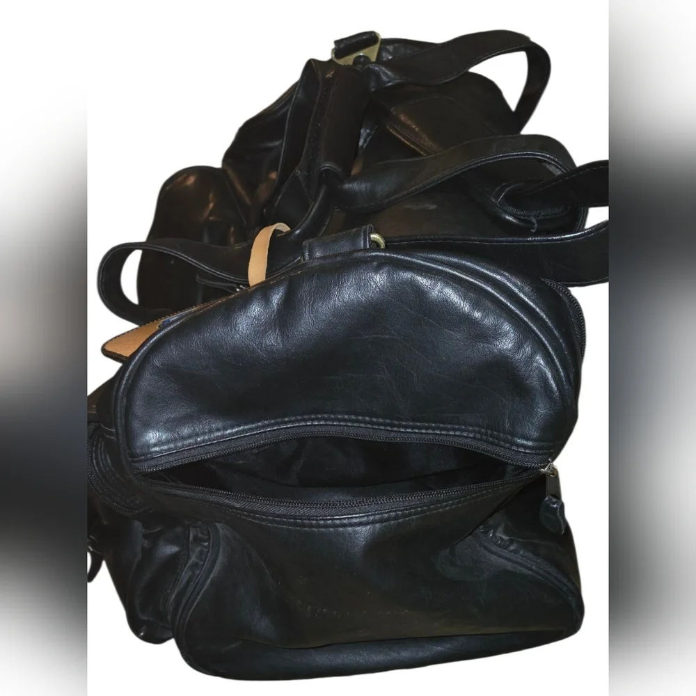 Black Leather Duffel Bag 2012 Allstate BCS National Championship Game
